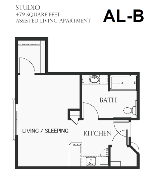 assisted living floorplan b