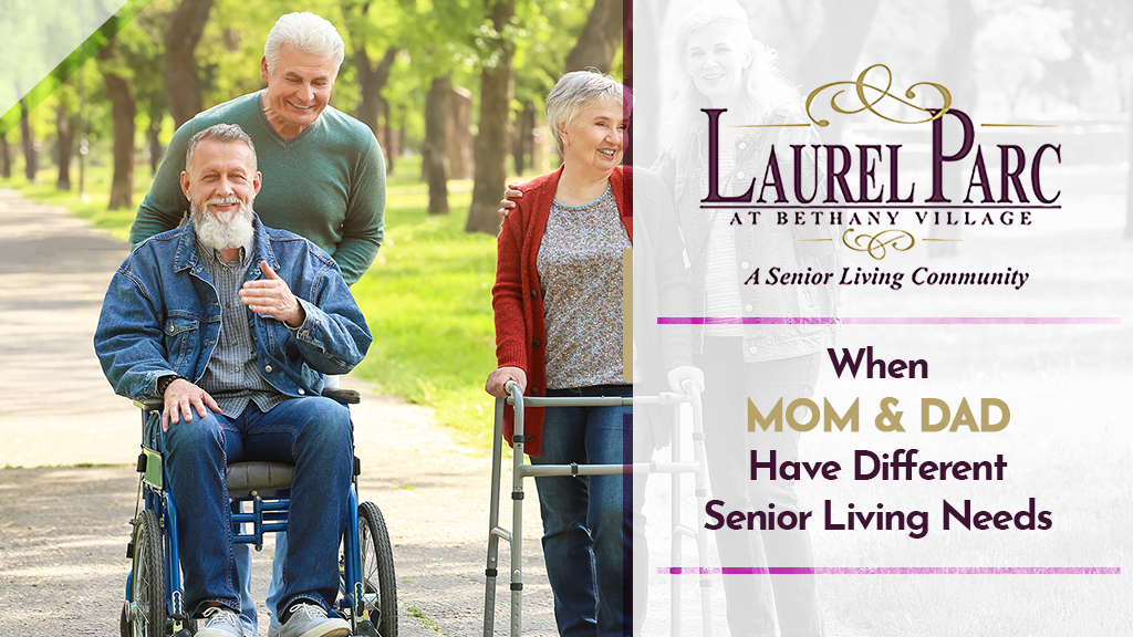 You are currently viewing When Mom And Dad Have Different Senior Living Needs